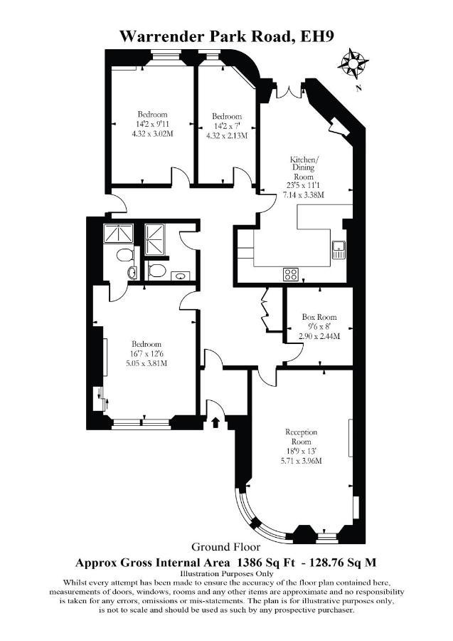Stylish 3-Bedroom Edinburgh City Getaway ภายนอก รูปภาพ